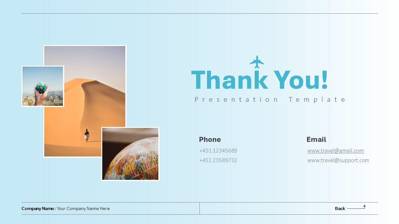 Google Slides Thank You Travel Theme 20