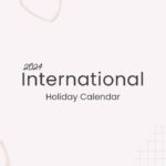 2-Holiday Calendar Template 2024
