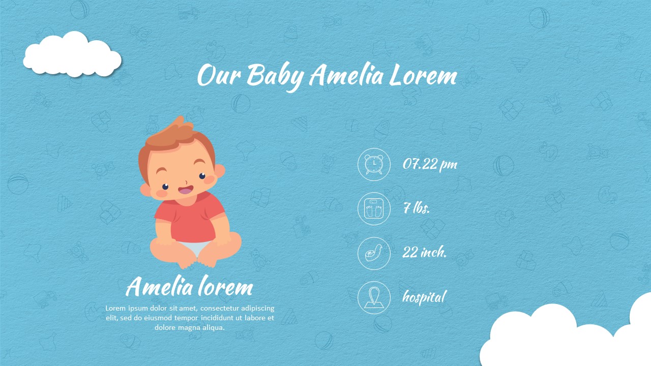 Baby Shower Slide Template 19