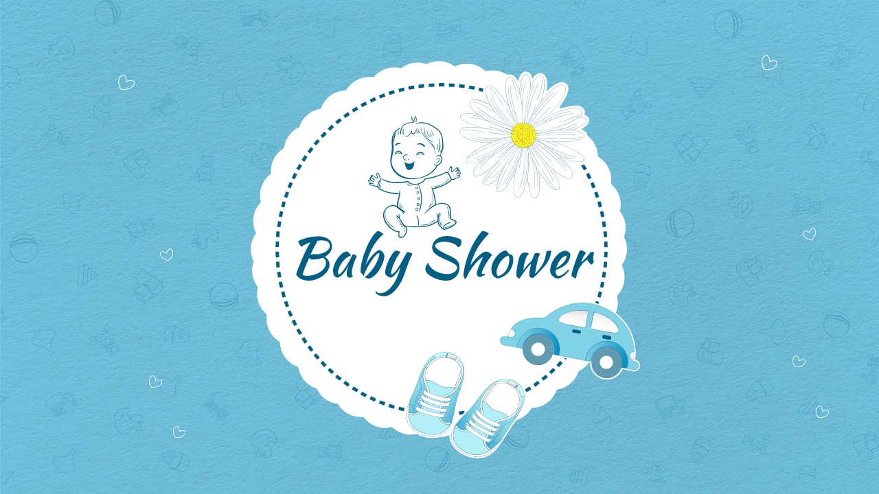 Baby Shower Slide Template 2