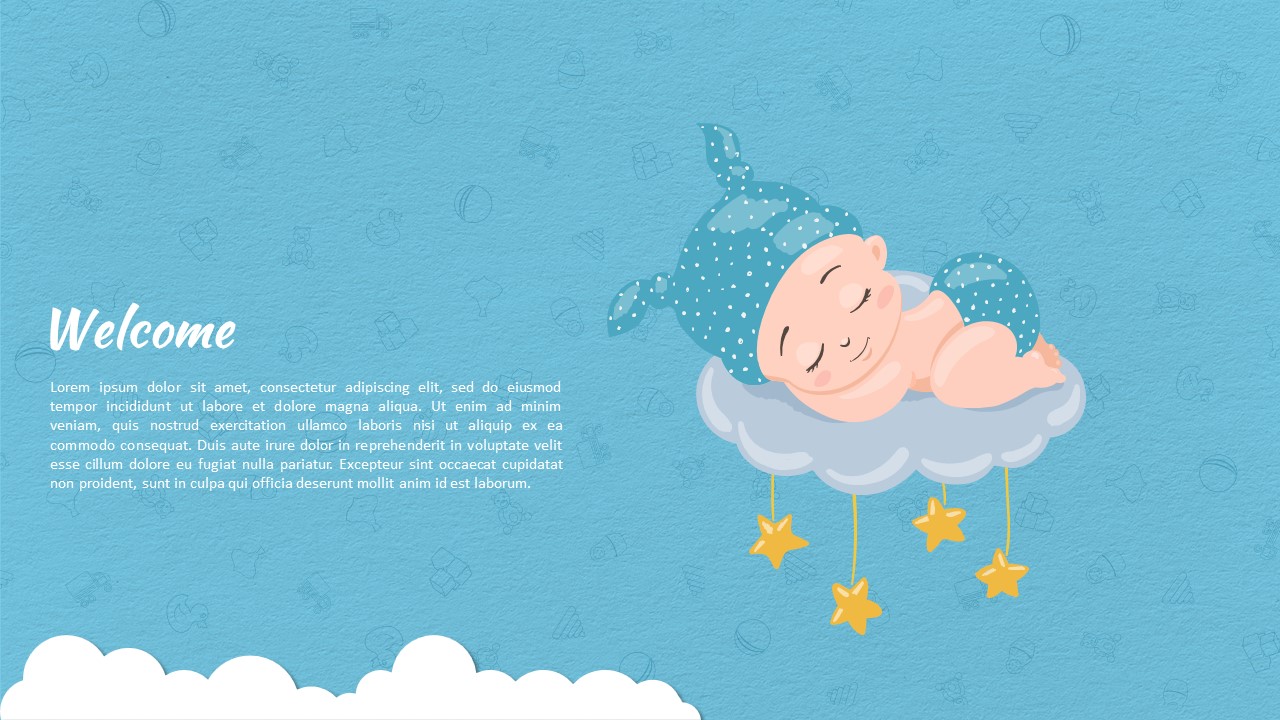 Baby Shower Slide Template 3