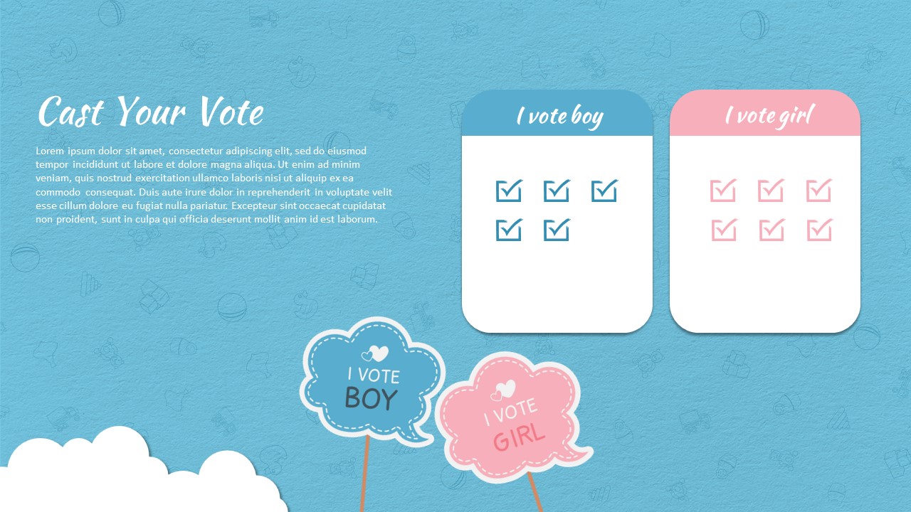 Baby Shower Slide Template 8