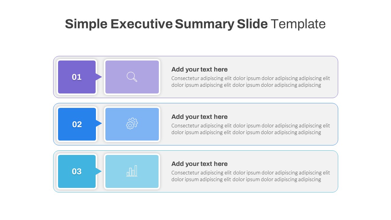 Best Executive Summary Slide