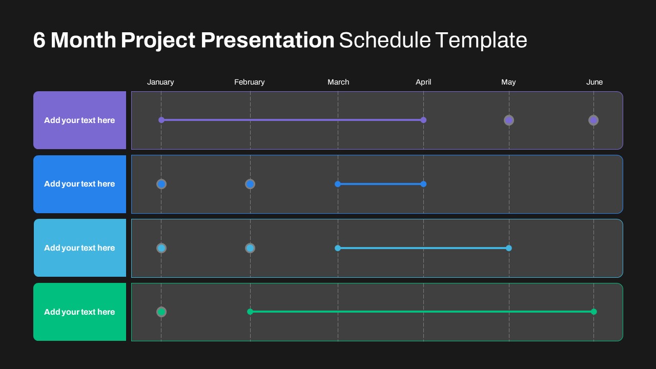 Dark Theme Project Presentation Slide