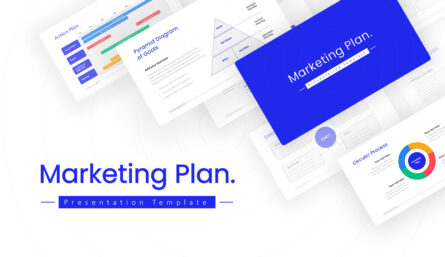 Marketing Plan Slide Template Simple 1