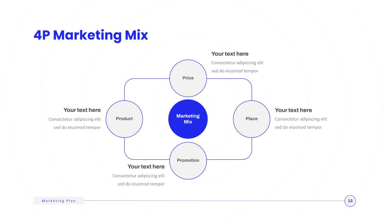 Marketing Plan Slide Template Simple 15