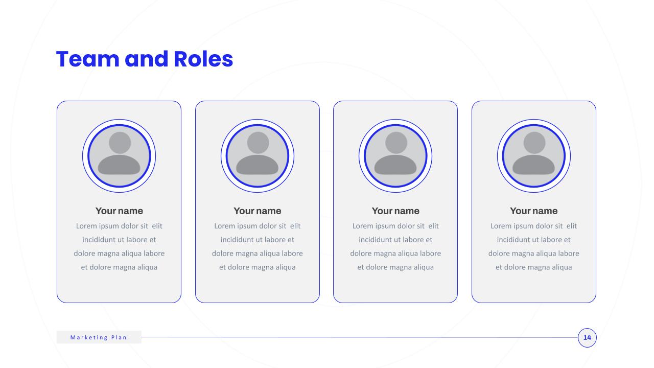 Marketing Plan Slide Template Simple 16