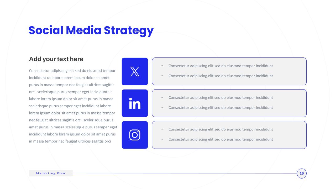 Marketing Plan Slide Template Simple 18