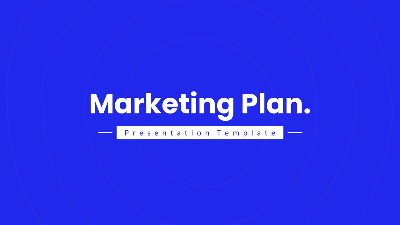 Marketing Plan Slide Template Simple 2