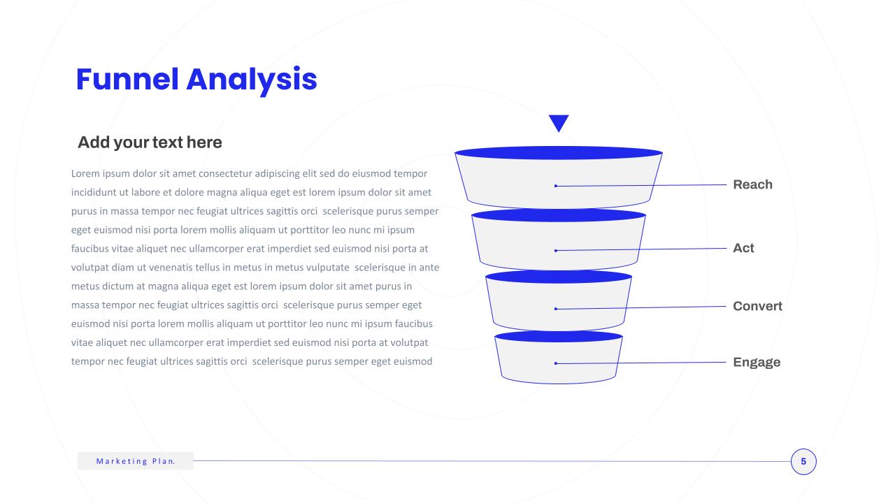 Marketing Plan Slide Template Simple 7