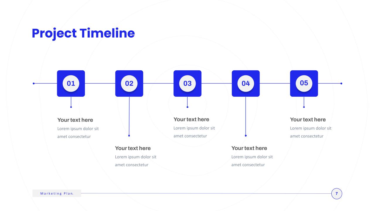 Marketing Plan Slide Template Simple 9