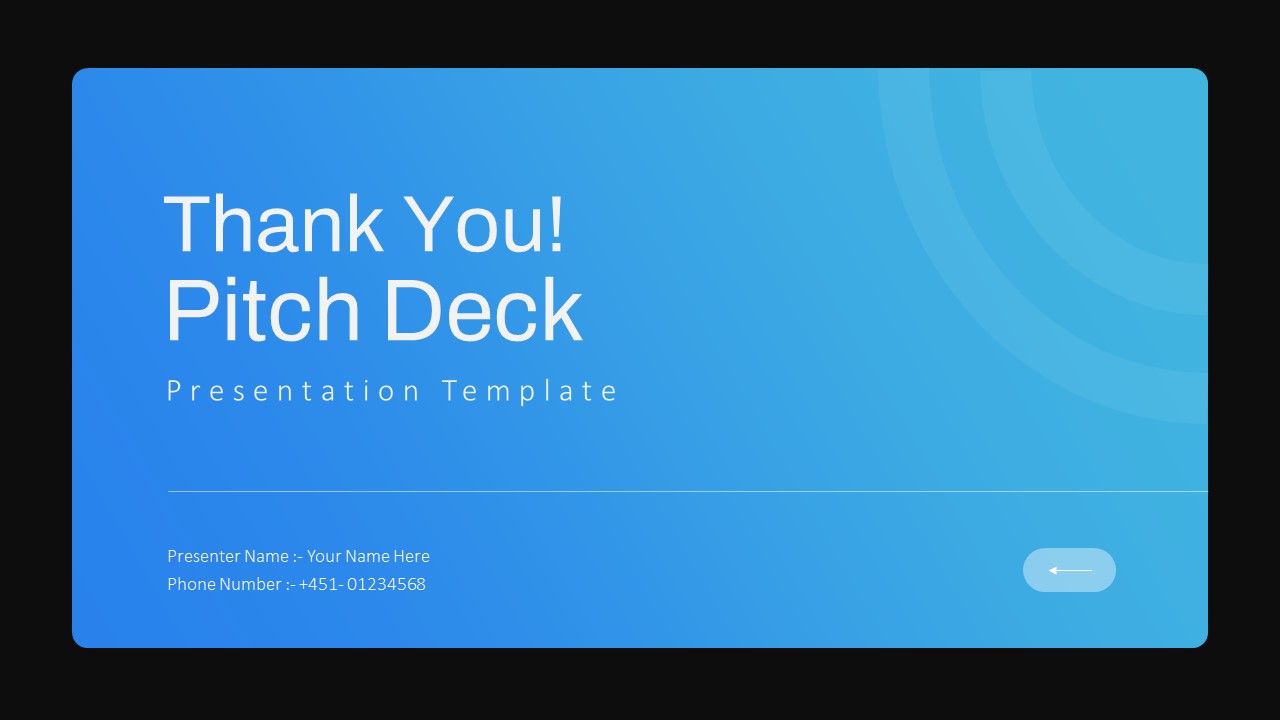 Professional Deck Thankyou Slide 21