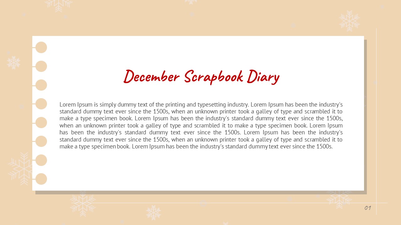 Scrapbook Dairy Template 3