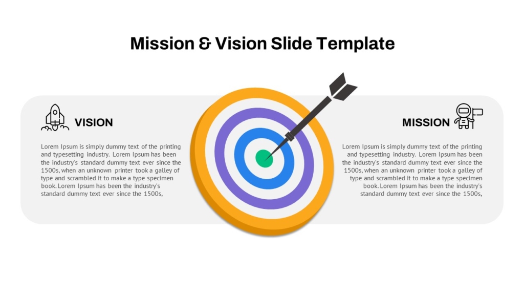 Vision Mission PowerPoint Template