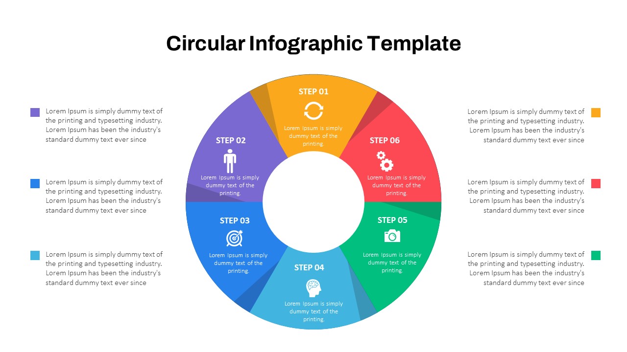 Circular Infographic Template Ppt