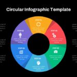 Dark Theme Circular Infographic Template Ppt