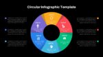 Dark Theme Circular Infographic Template Ppt