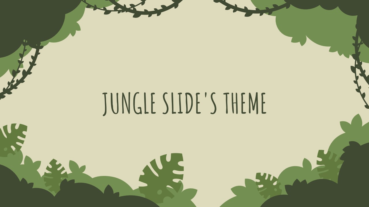 Jungle Slide Theme