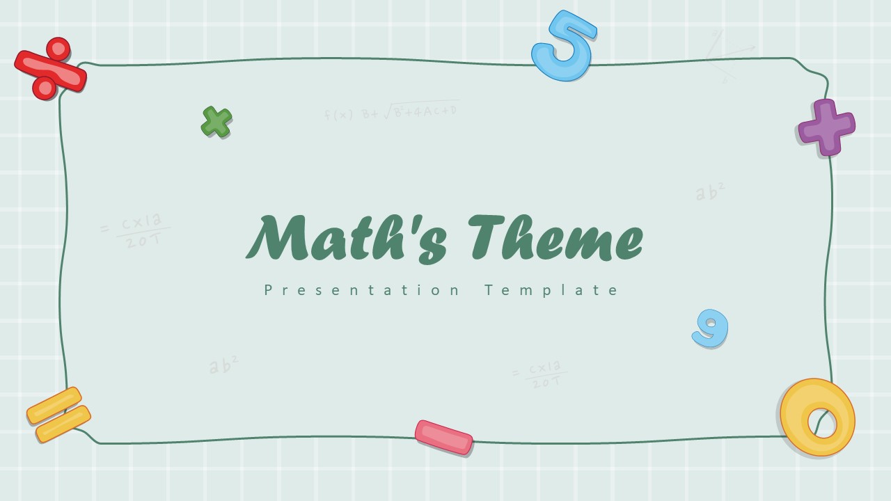 Math Slide Templates 2