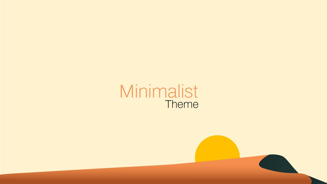 Minimalist Background For Presentation 2