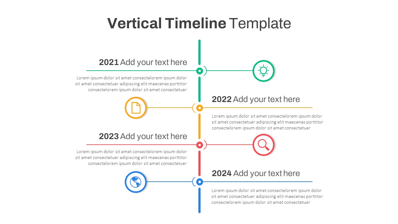 Timeline On Powerpoint Slide