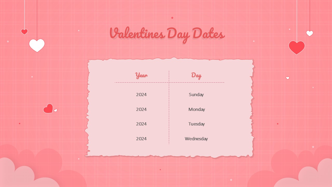 Valentines Day Slide Template 9