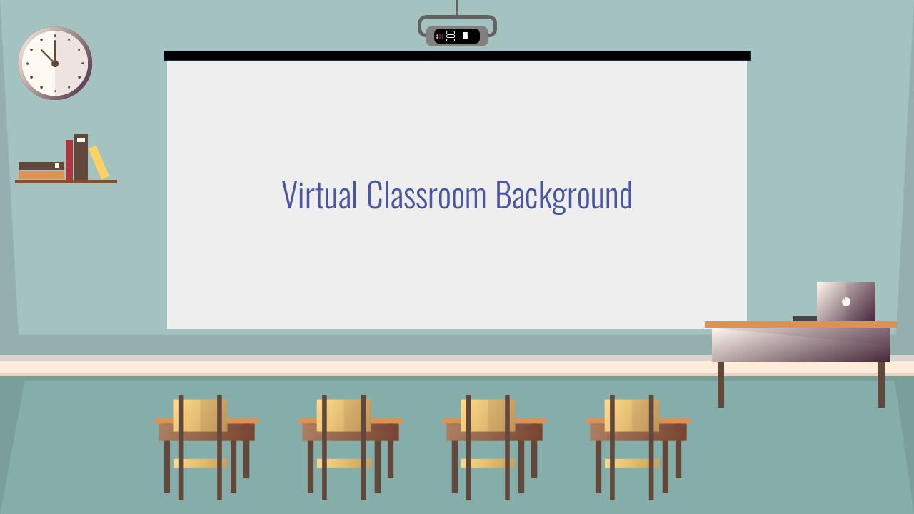 Virtual Classroom Template Google Slides