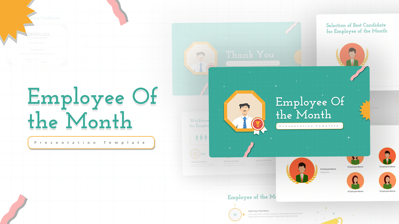 Best Employee Of The Month Template Ppt 1