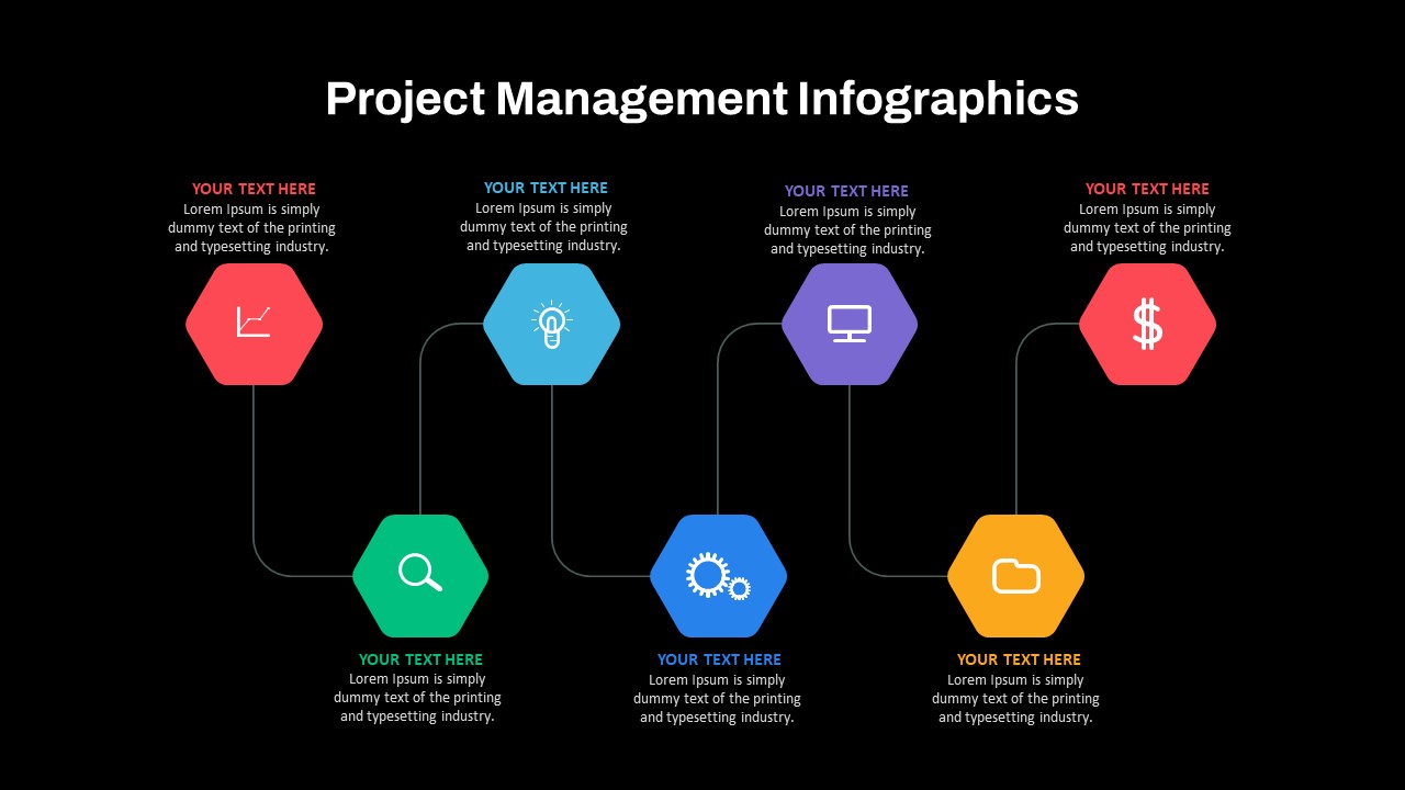 Dark Theme Project Plan Presentation Ppt