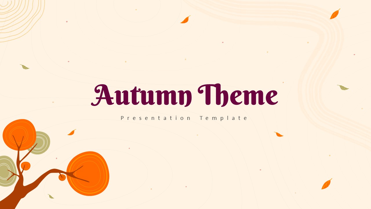 Fall Theme Presentation Template