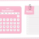 Monthly Calendar Slide Template 12