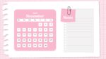 Monthly Calendar Slide Template 14