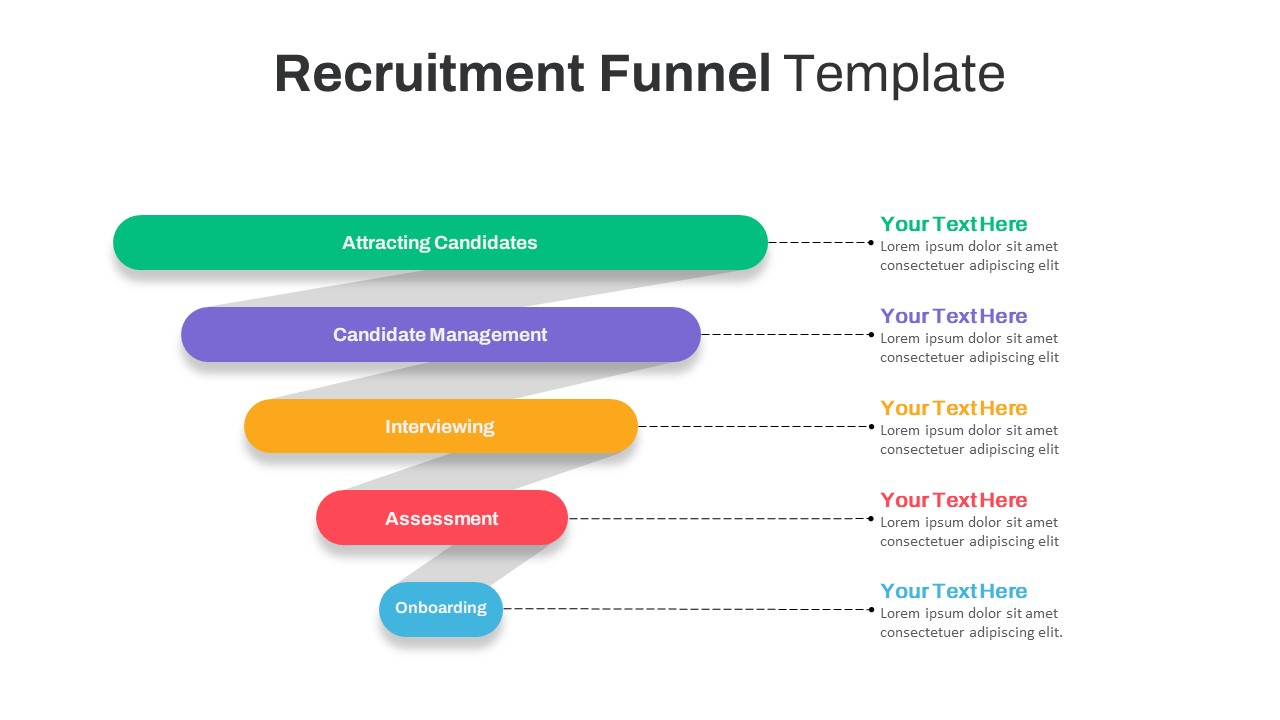 Recruitment Funnel Powerpoint Template