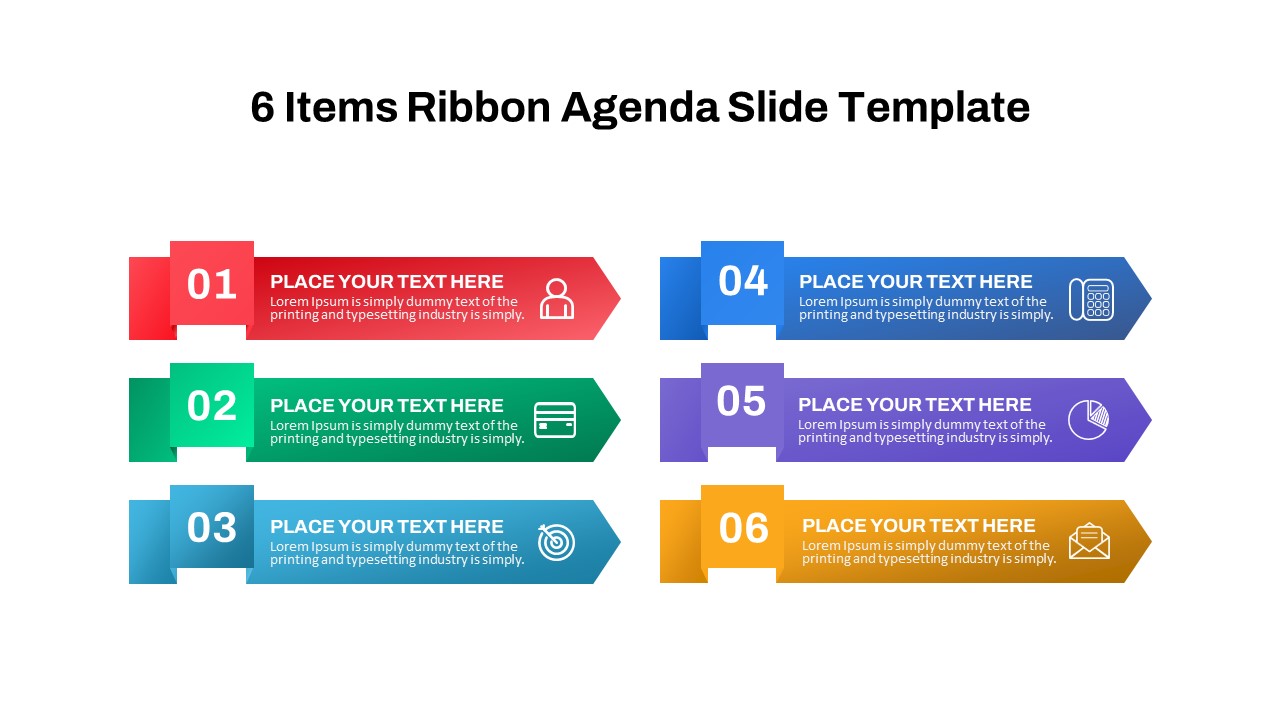 Simple Agenda Slide