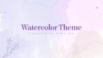 Watercolor Slide Template 2