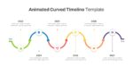 Curved Timeline Powerpoint Template