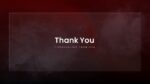 Tesla Powerpoint Theme Thank you Template