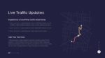 GPS Navigator Roadmap Live Traffic Updates Template For Powerpoint and Google Slides