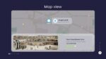 GPS Navigator Roadmap Map View Template For Powerpoint and Google Slides