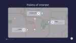 GPS Navigator Roadmap Points of Interests Template For Powerpoint and Google Slides