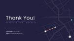 GPS Navigator Roadmap Thank You Template For Powerpoint and Google Slides