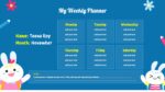 Kawaii My Weekly Planner PowerPoint Template and Google Slides Theme