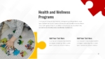 Puzzle Theme Health and Wellness PowerPoint Template