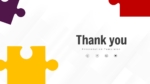 Puzzle Theme Thank You PowerPoint Template