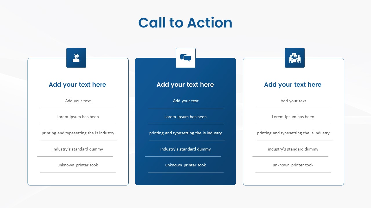 Sponsorship Call to Action Presentation Template