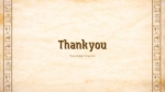 Thank You Template For Powerpoint History