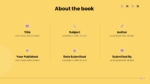 About The Book Template Ppt