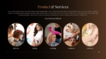 Beauty Salon Product and Services PowerPoint Template