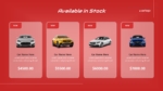 Car Stock Available Presentation Template
