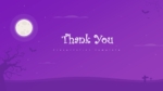 Halloween Theme Thank You PowerPoint Slide